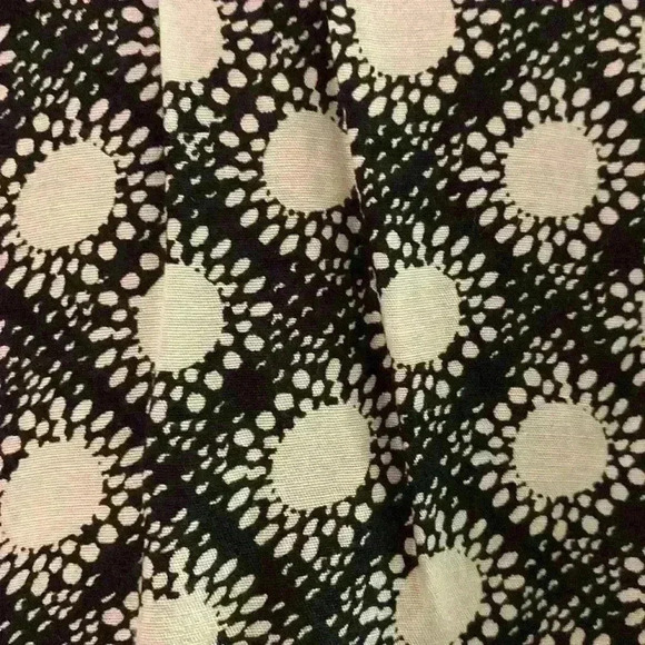 Free People Off White and Black Mini Dress with Mini Pleats and Zipper Accent - Picture 2 of 5